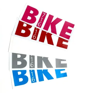 Bike 716 Decal