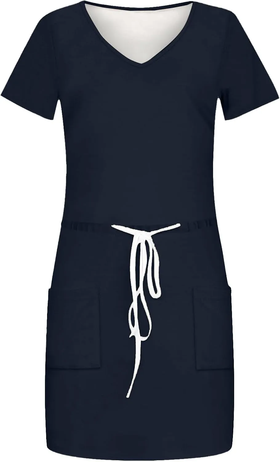 Casual Summer Dresses for Women 2025,Womens Fashion Summer Dress Lantern Sleeve Square Neck Tie Front Mini Beach Dresses