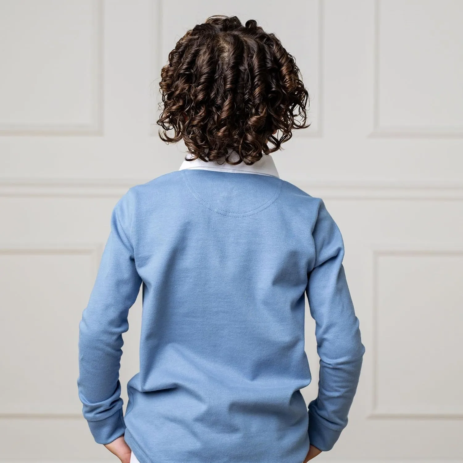 Hope & Henry Boys' Long Sleeve Rugby Polo Shirt