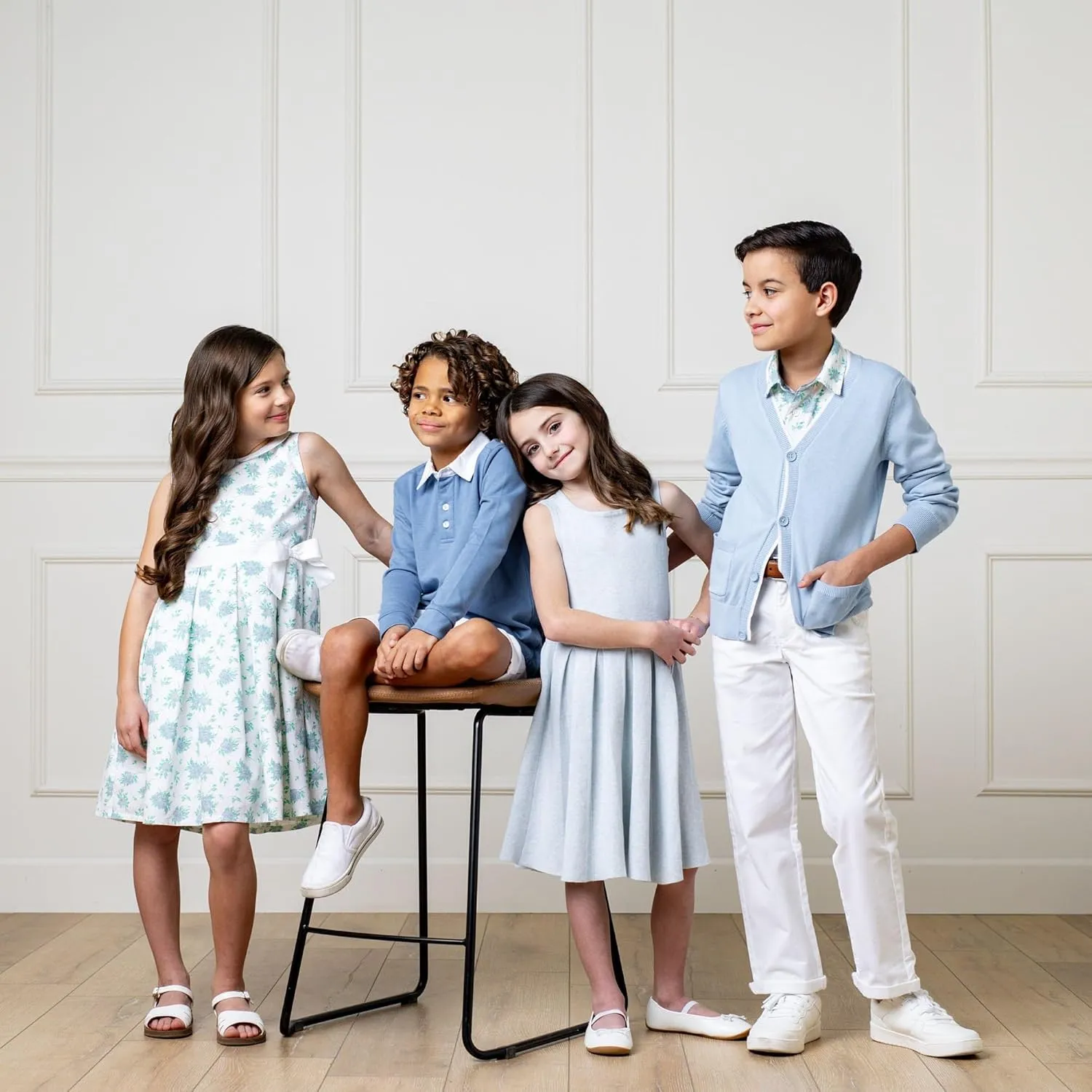 Hope & Henry Boys' Long Sleeve Rugby Polo Shirt