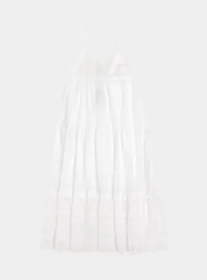 Lightness of Being Maxi Dress White