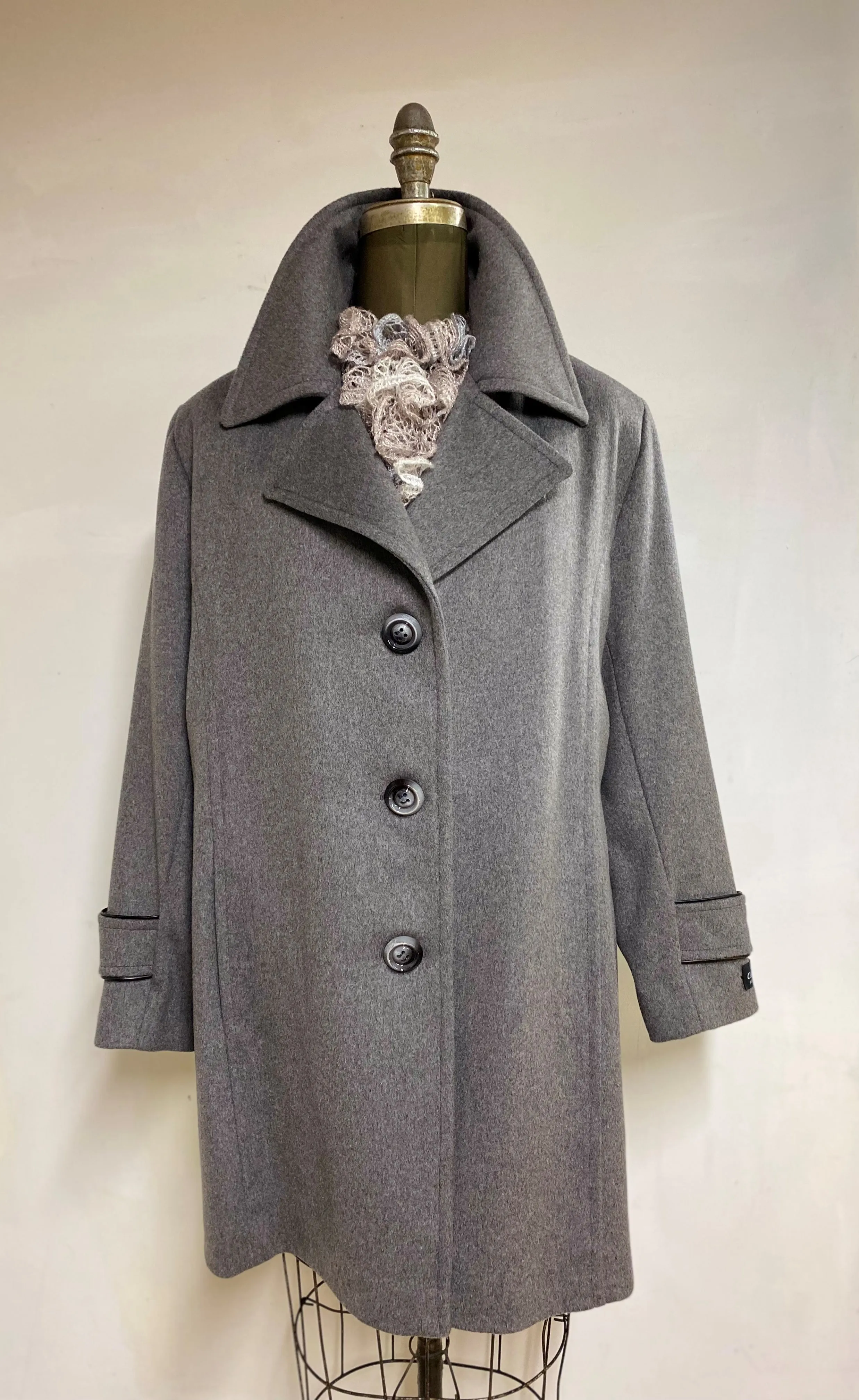 Lorianne Car Coat - 50% Cashmere & Wool Blend