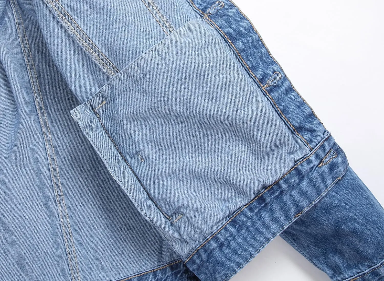 LZLER Men's Denim Jackets Distressed Destroyed Classic Vintage Slim Fit Ripped 2024 Fashion Trendy Trucker Jean Jackets