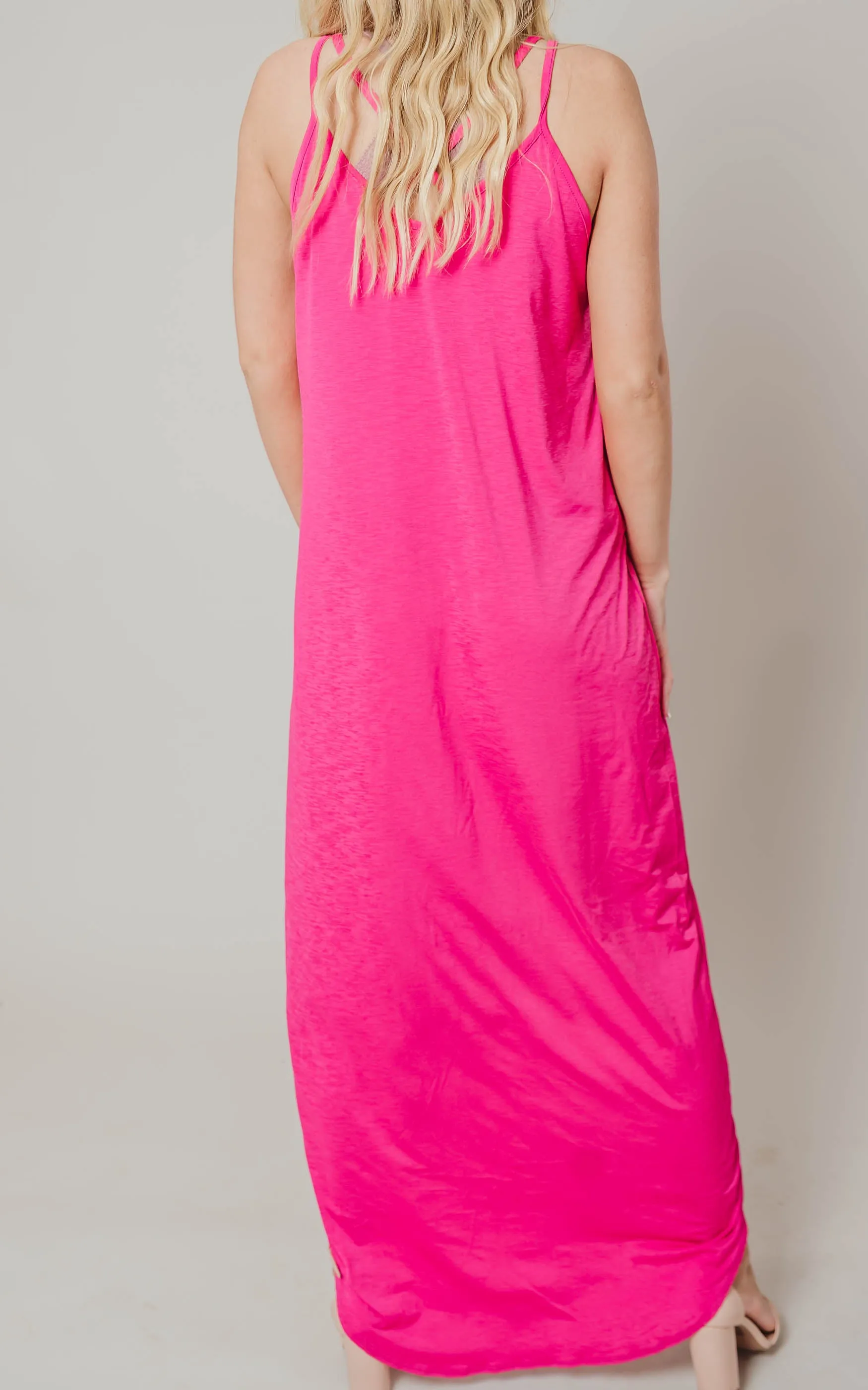 Solid Hi-Low Dress - Final Sale