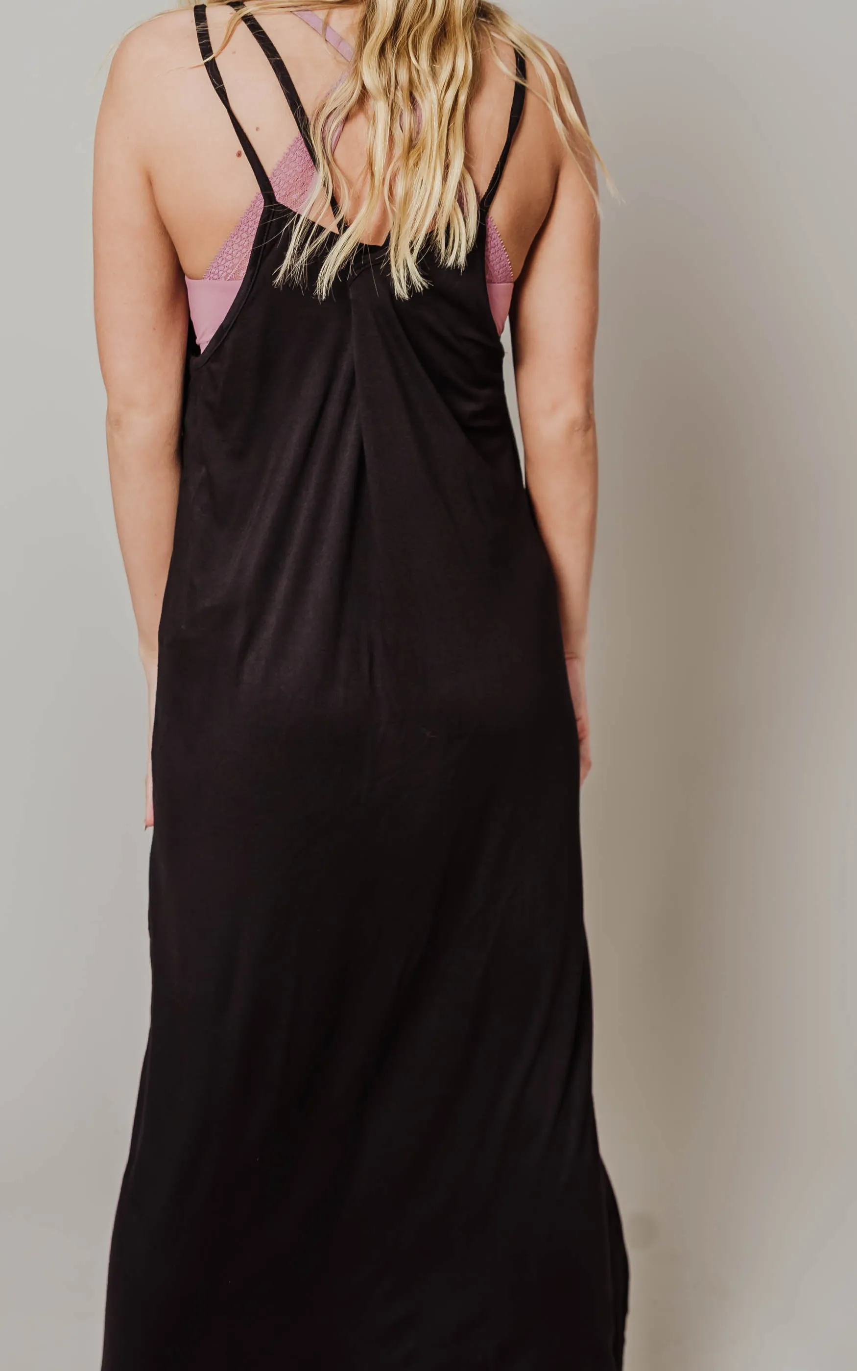 Solid Hi-Low Dress - Final Sale