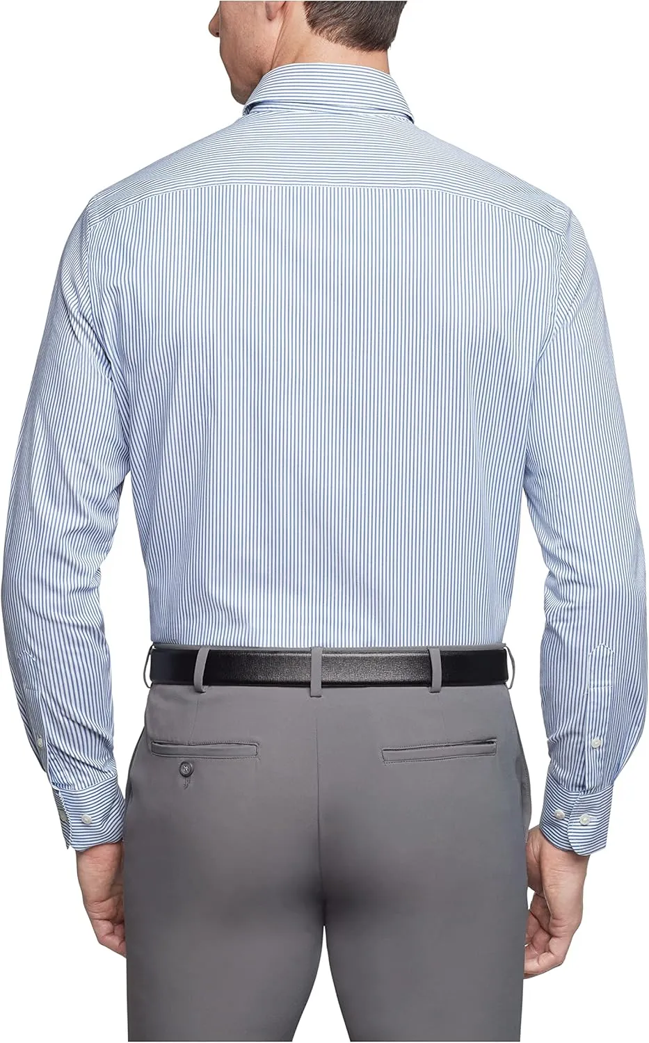Van Heusen Men's Regular Fit Pinpoint Stripe Dress Shirt - Amazon Exclusive